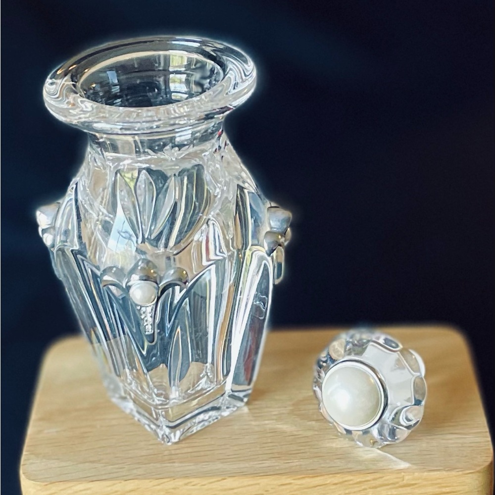 “LENOX CRYSTAL” PERFUME BOTTLE with STOPPER EUC - Picture 4 of 5